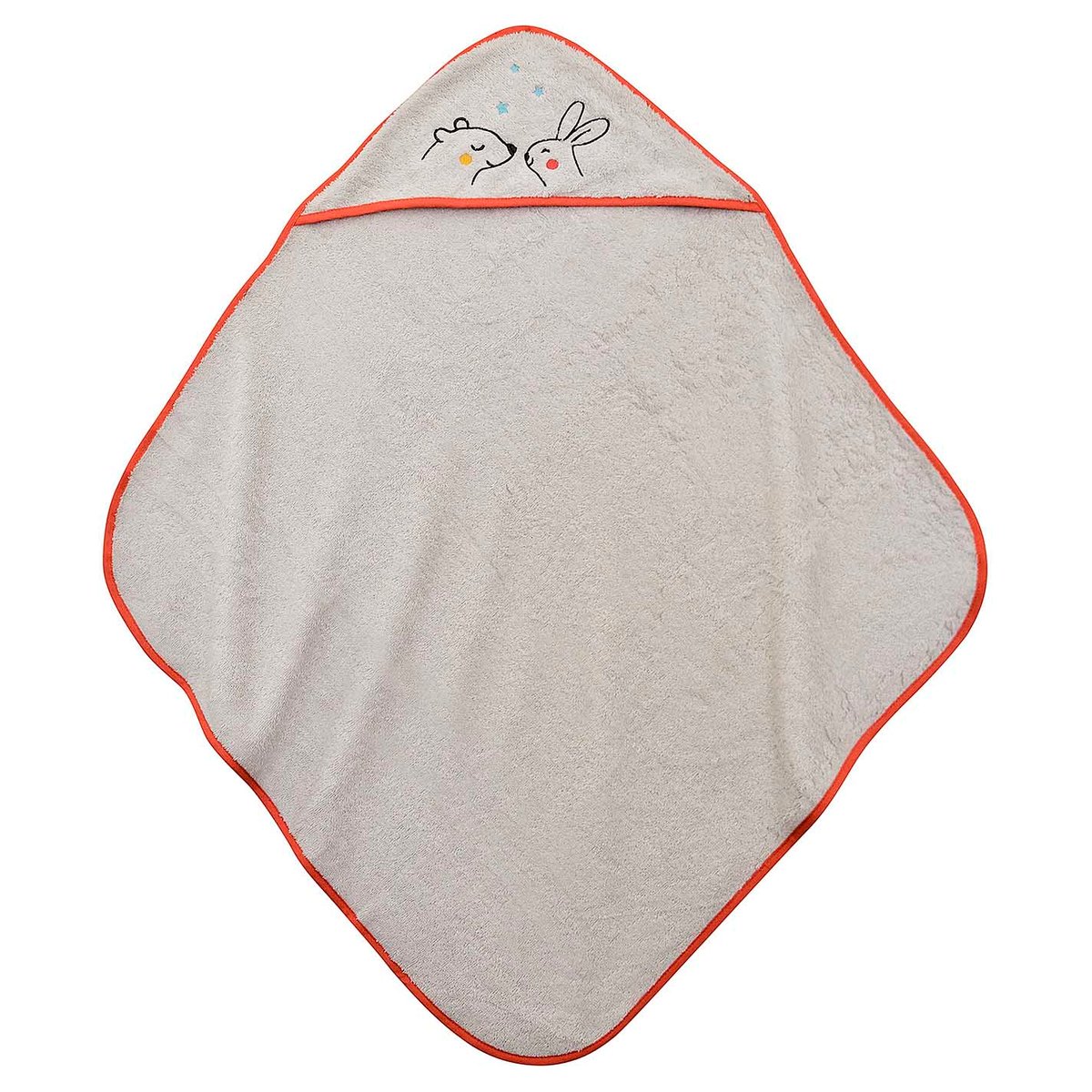 Cape de bain eponge celestino gris, SUCRE D'ORGE