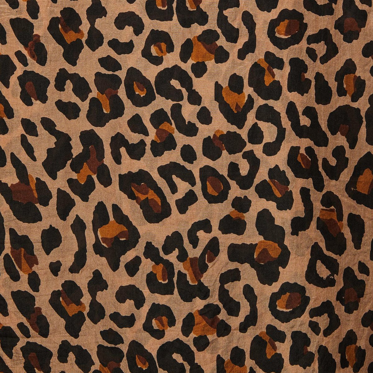 Foulard en soie beige chine, MONOPRIX