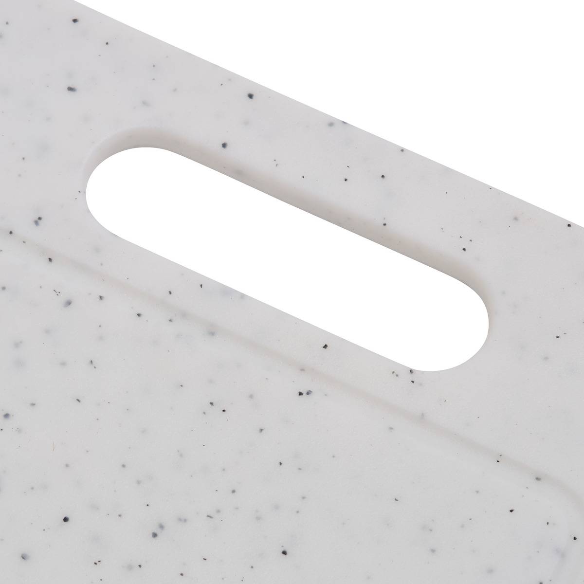 Planche à découper avec rigole ESSENTIELS blanc, 5FIVE SIMPLY SMART