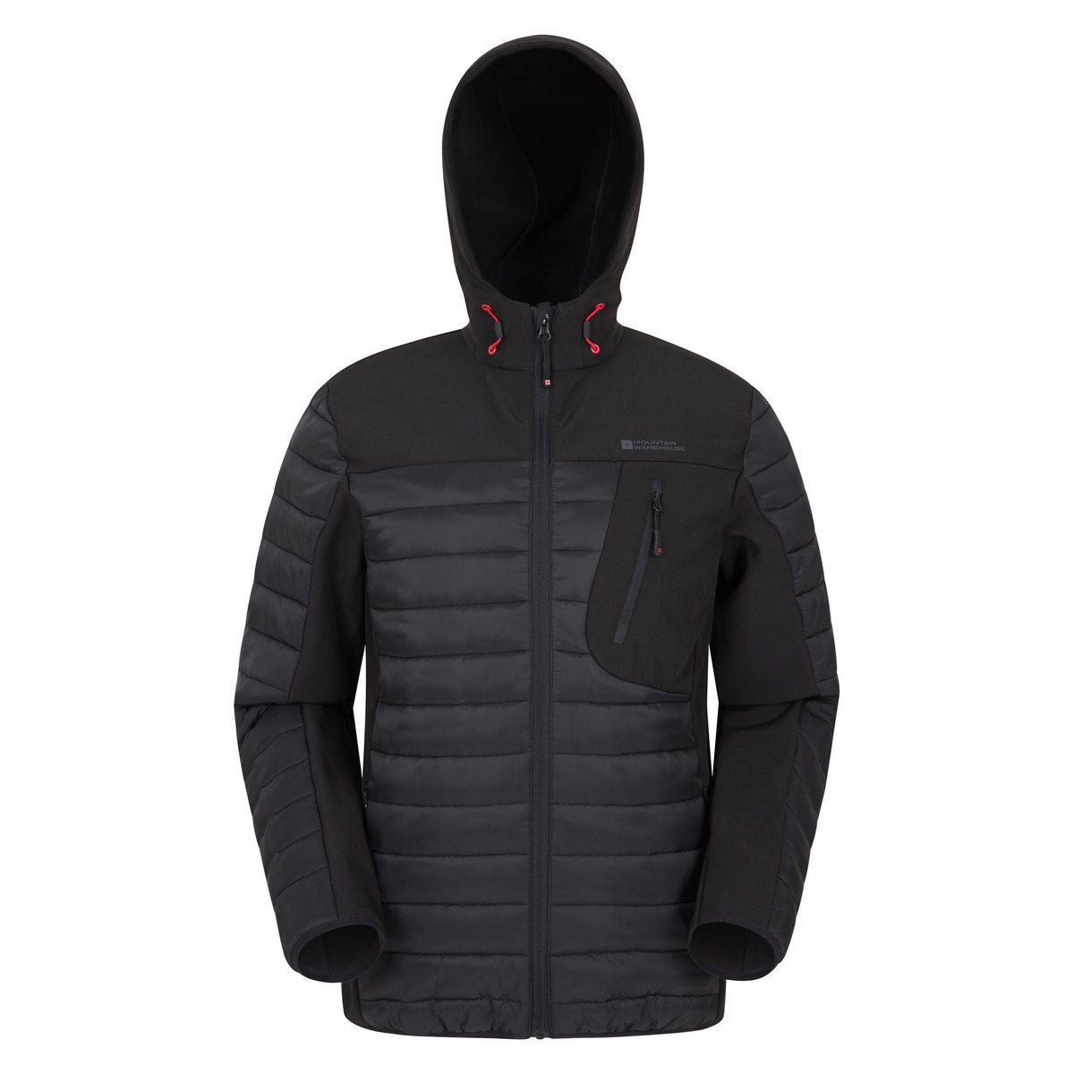 Veste softshell TURBINE noir, MOUNTAIN WAREHOUSE