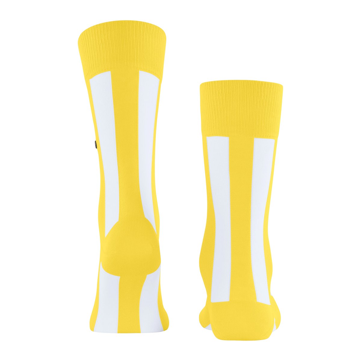 Chaussettes Retro Lines Opaque jaune, BURLINGTON