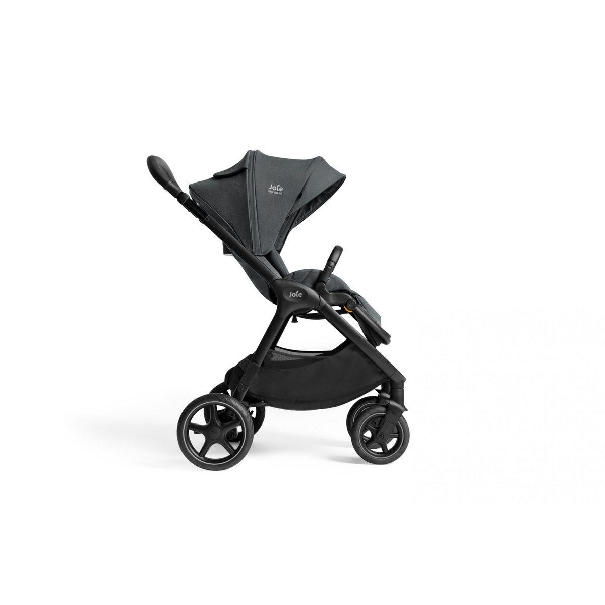 Poussette duo Finiti Ebony + siège auto i-Level Pro Ebony couleur unique, JOIE