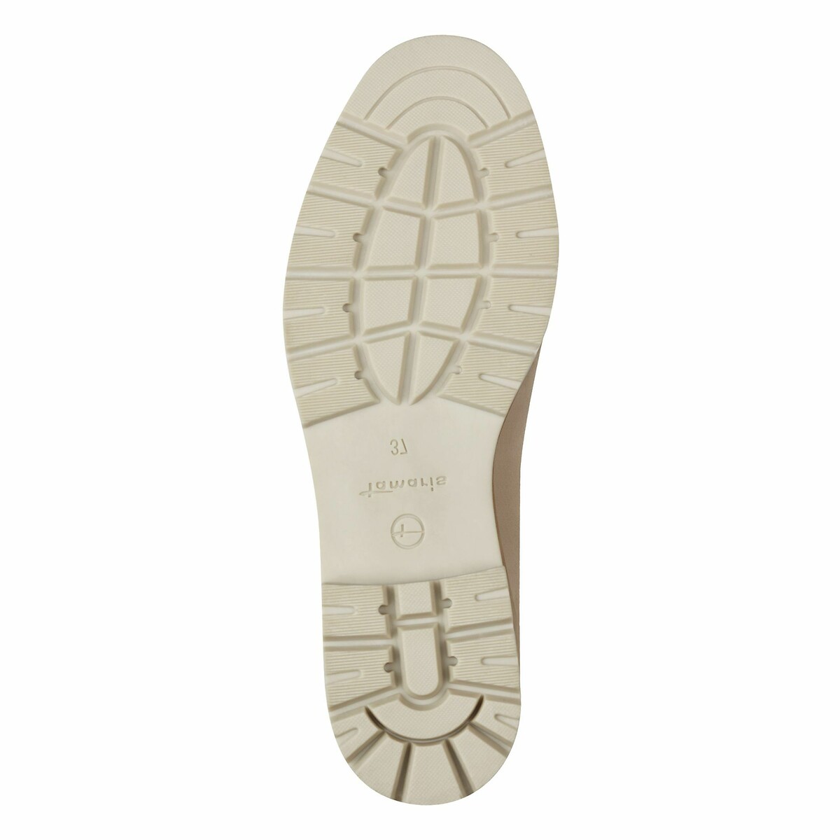 Mocassins en cuir taupe, TAMARIS