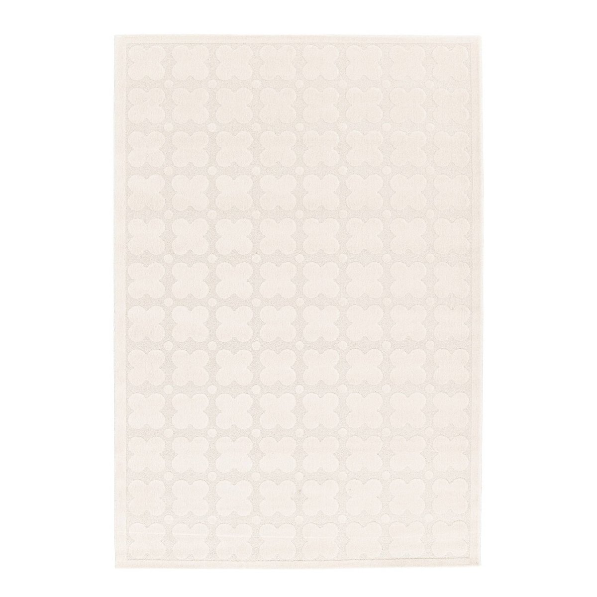 Tapis intérieur rectangulaire contemporain LILI crème, SWEEEK