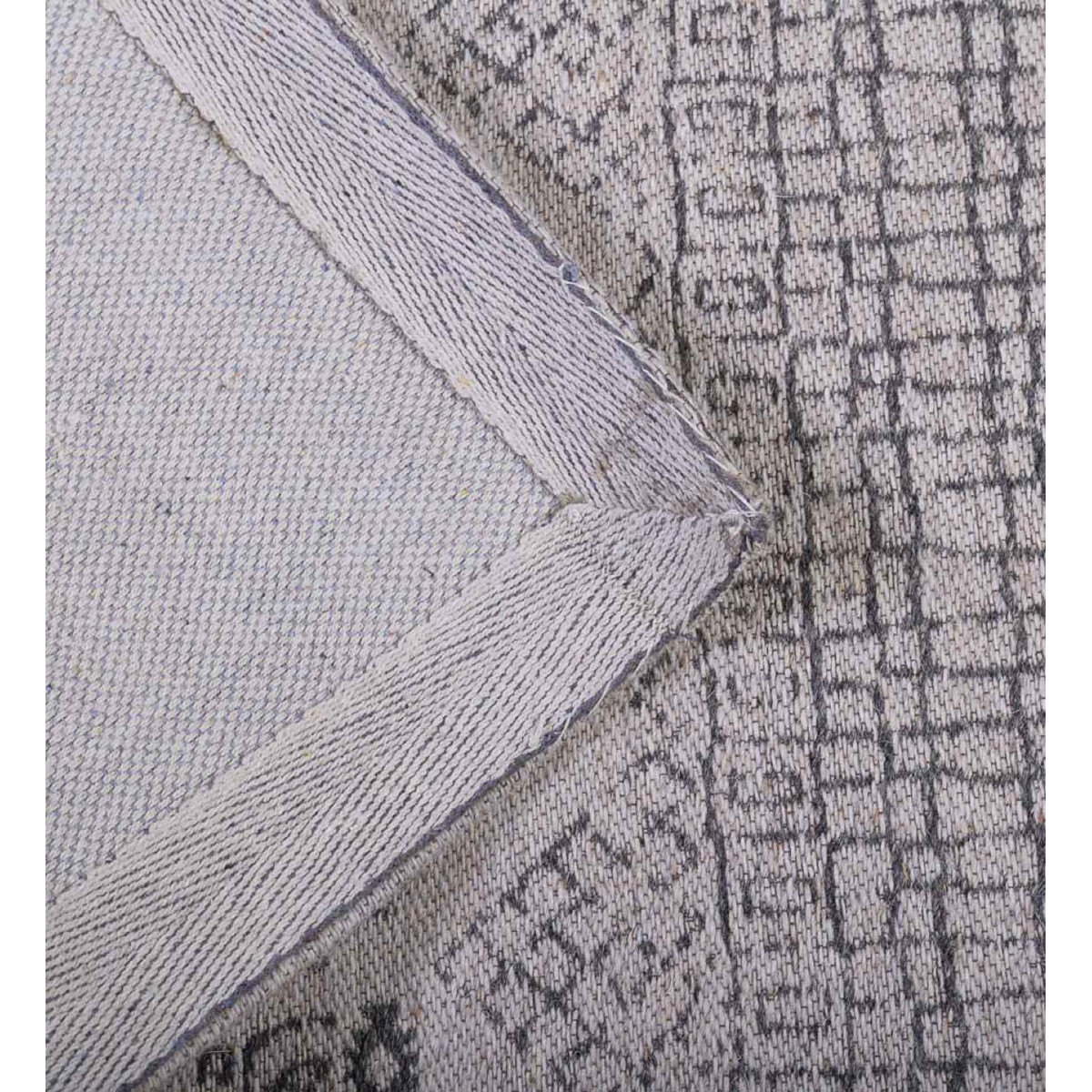 Tapis laine gris, DECORATION D’AUTREFOIS