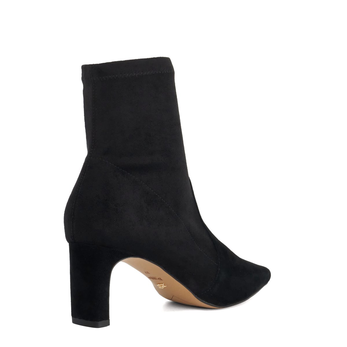 Bottines à talons carrés - OLEXA black-suede, DUNE LONDON