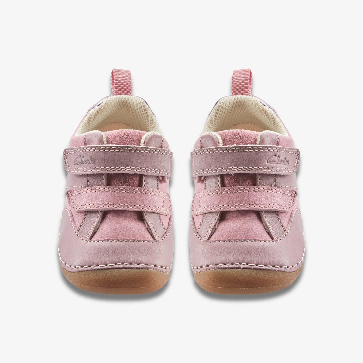 Escarpins Cuir Coupe Large TINY SKY T rose, CLARKS