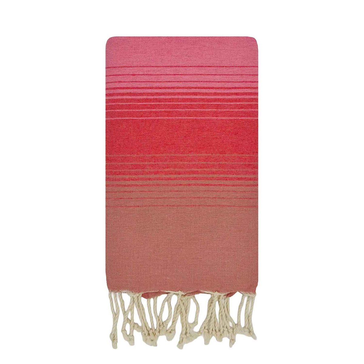 Fouta tunisienne 1x2m coton recyclé Malta REVA COLLECTION fuchsia, SEVIRA KIDS