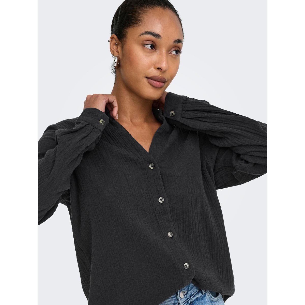 Chemise noire - phantom 1, ONLY