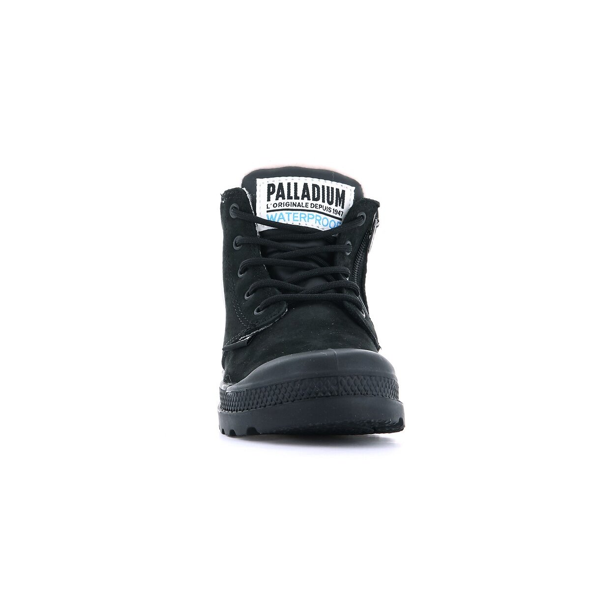 Kids Pampa Hi Cuff Waterproof Faux Fur Lined Ankle Boots black, PALLADIUM