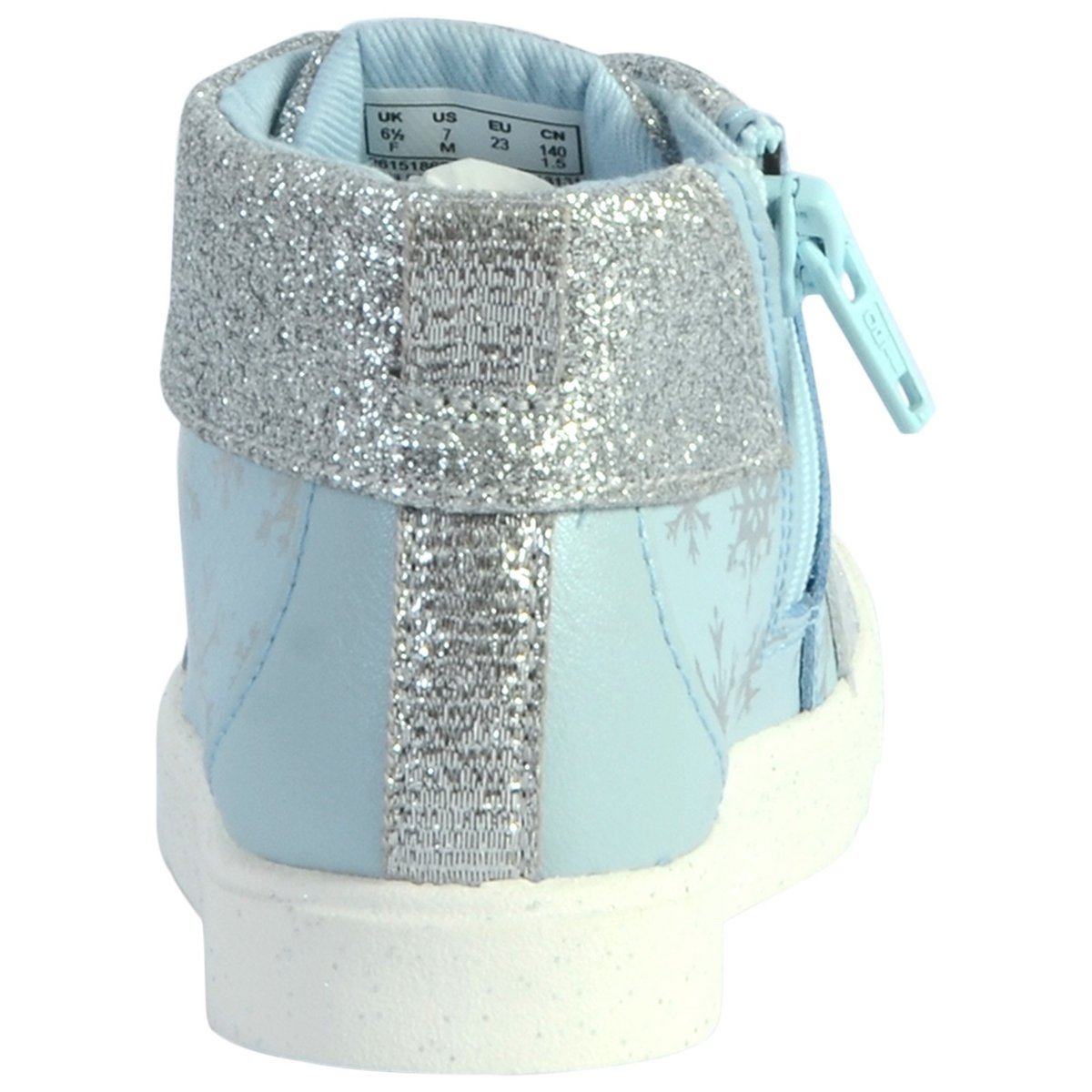 Basket Montante Cuir City Ice k bleu clair, CLARKS