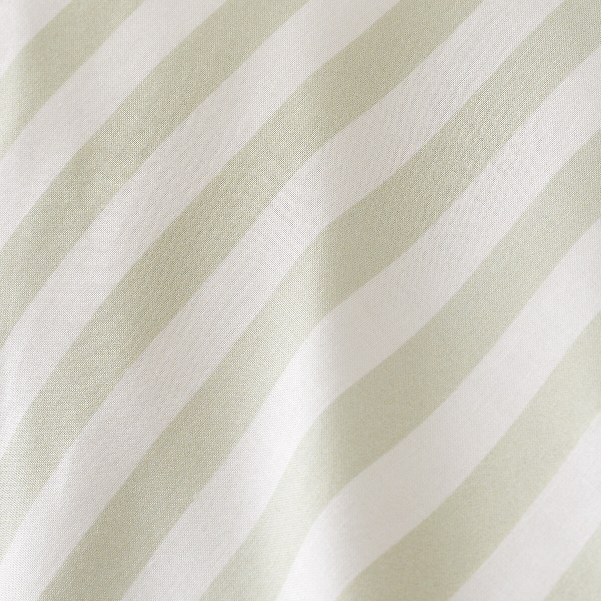 Stripe Cotton Fitted Sheet green, CATH KIDSTON