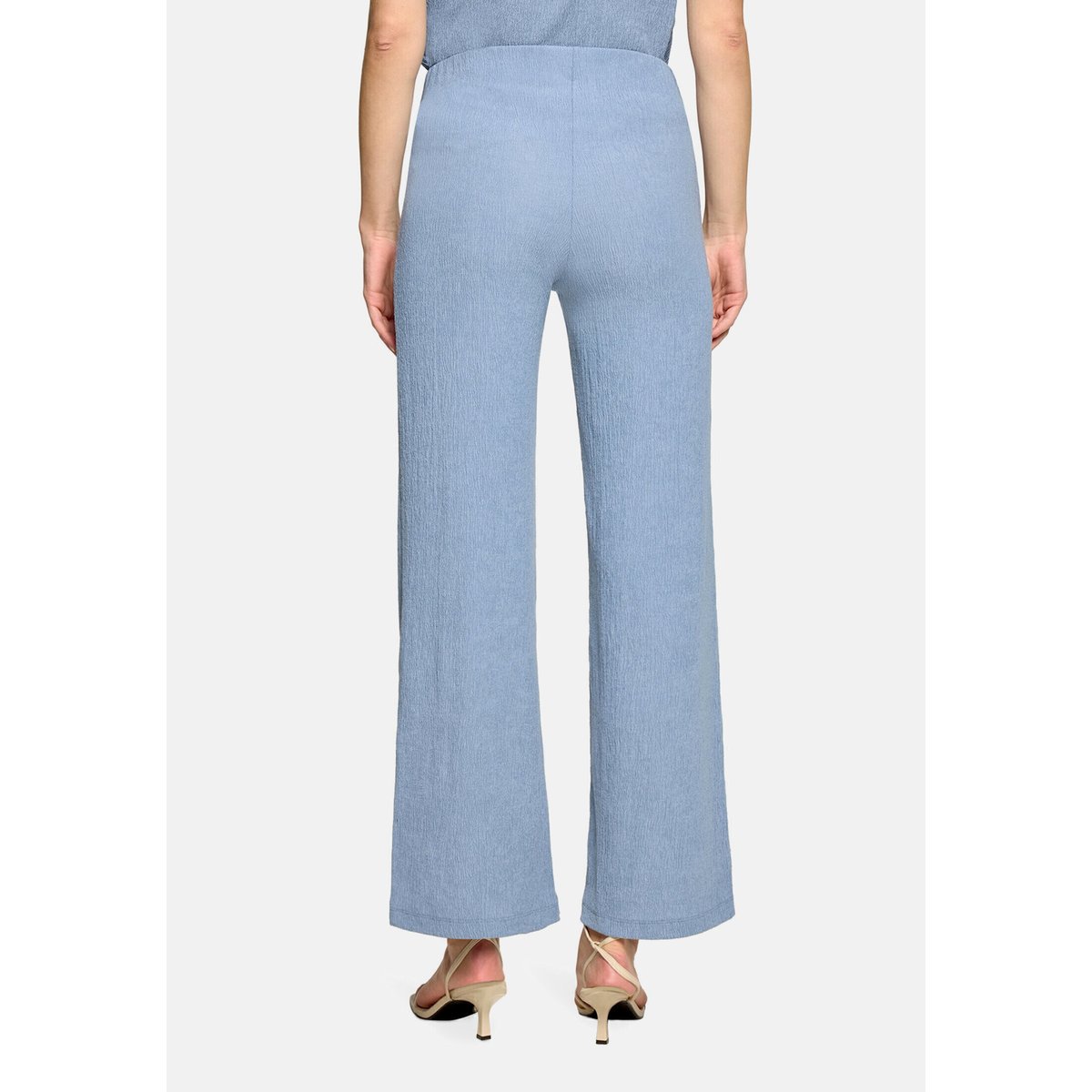 Pantalon casual à jambes larges stonewash, CARTOON