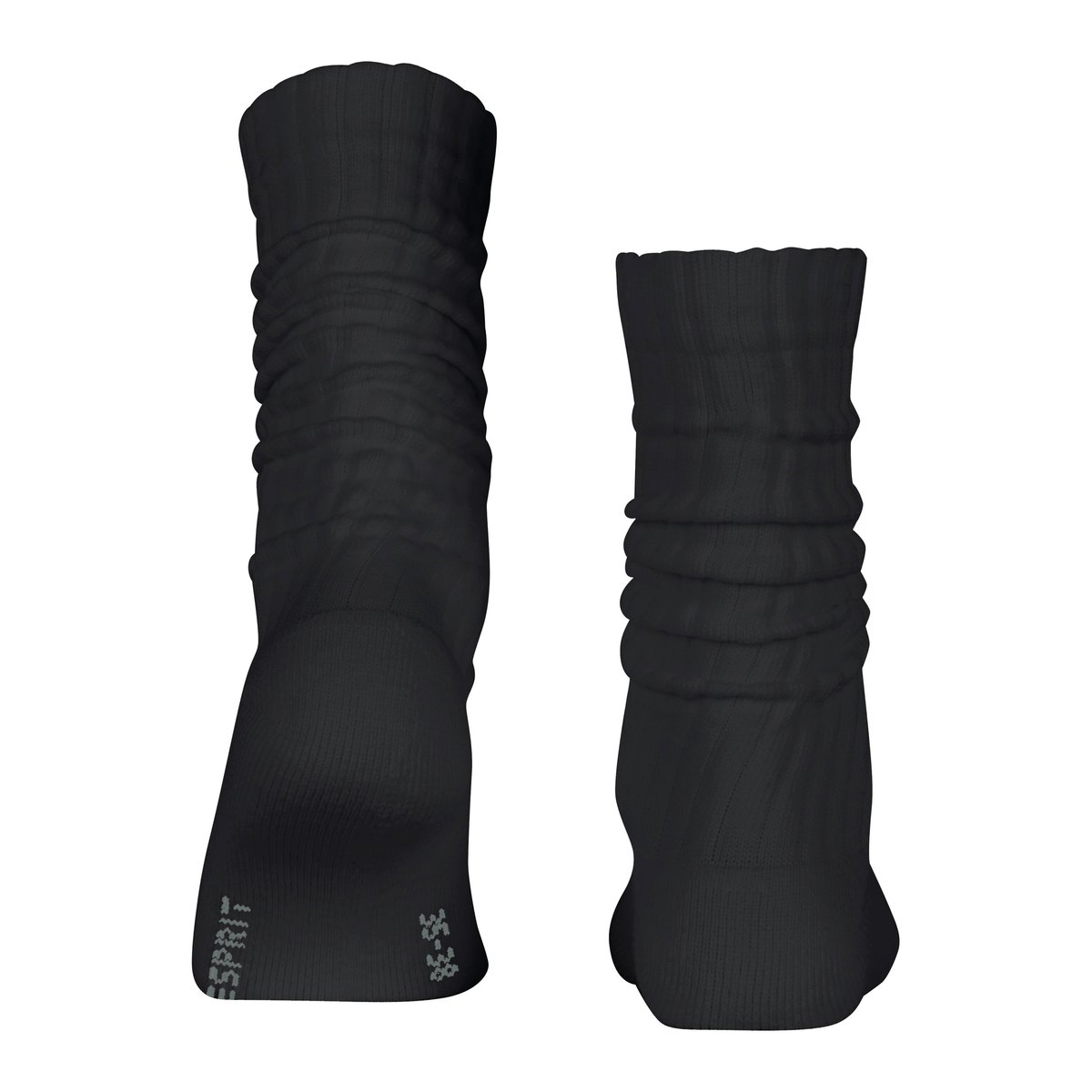 Chaussettes Scrunch Tennis Opaque noir basique, ESPRIT