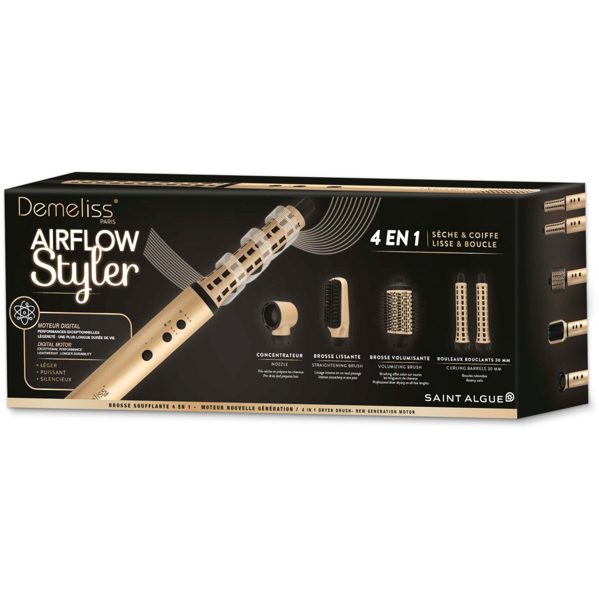 Brosse soufflante Airflow Styler couleur unique, SAINT ALGUE