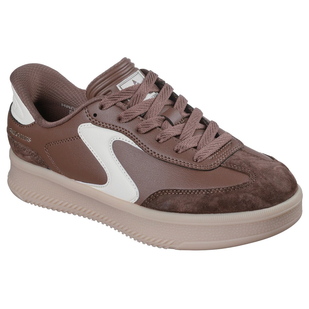 Baskets Slip-Ins: HOTSHOT HI-LIFTED LUXE marron, SKECHERS