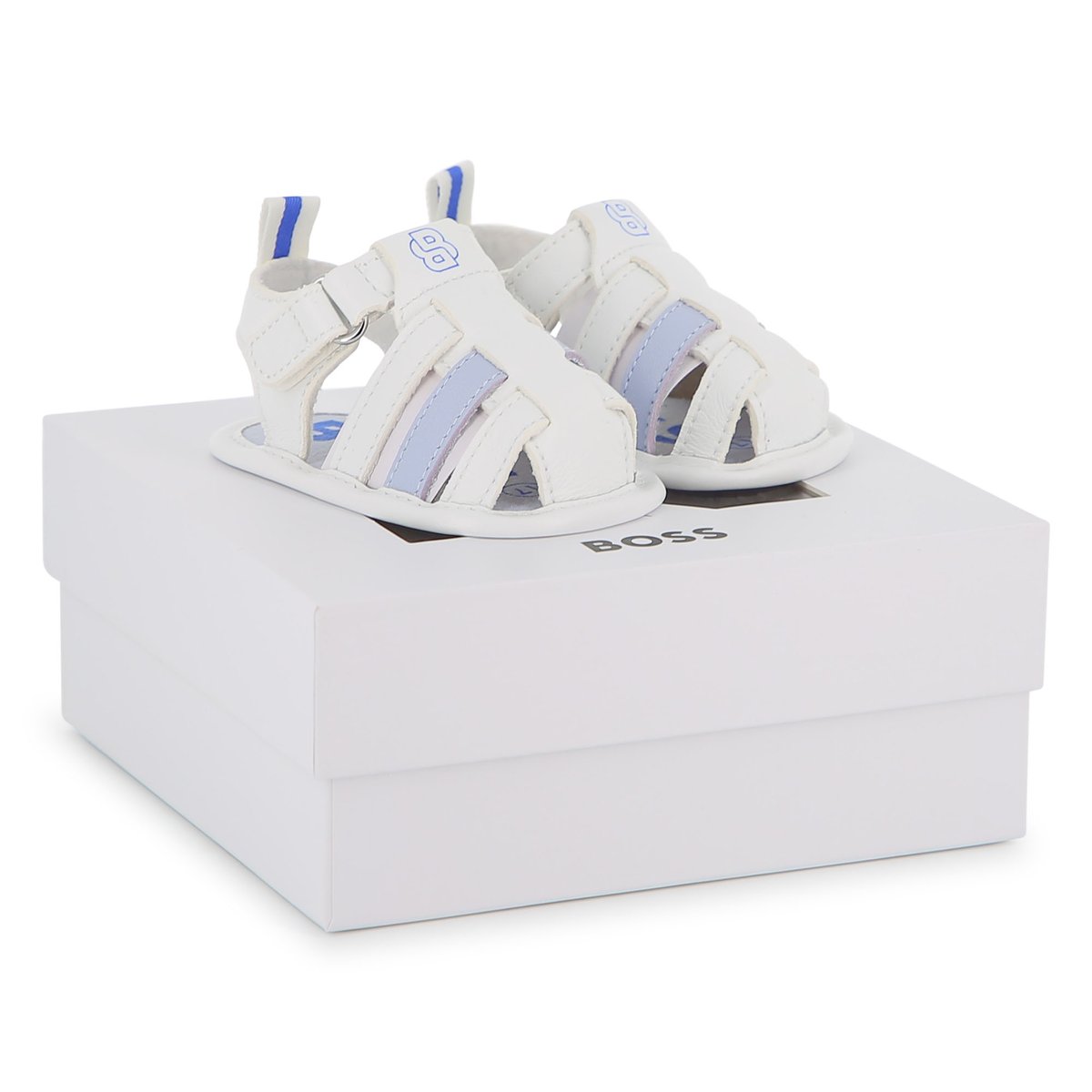 Sandales souples bleu fanion, BOSS KIDSWEAR