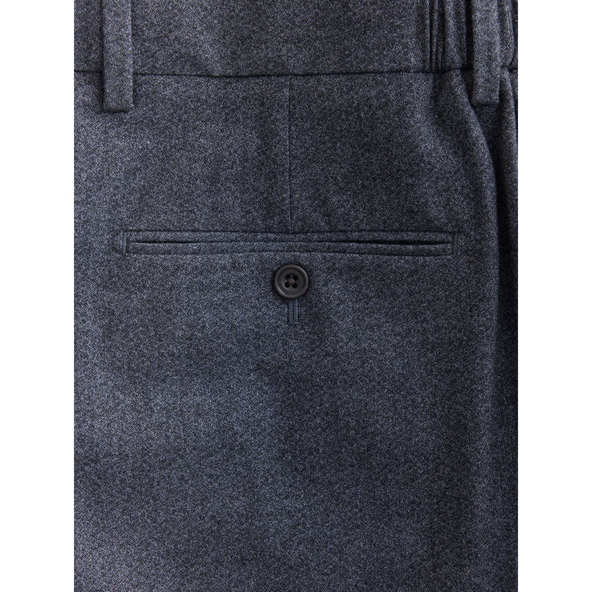 Pantalon de costume près du corps en flanelle bleu, NEXT