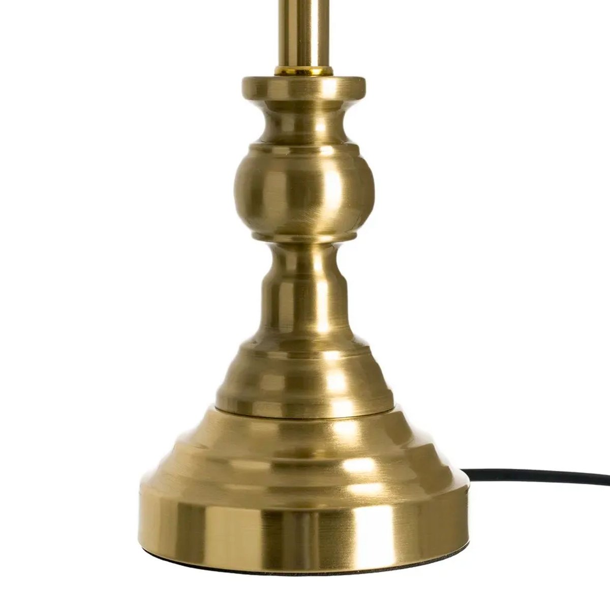 Lampe à poser métal doré abat-jour beige 20x20x38.5cm doré, WADIGA