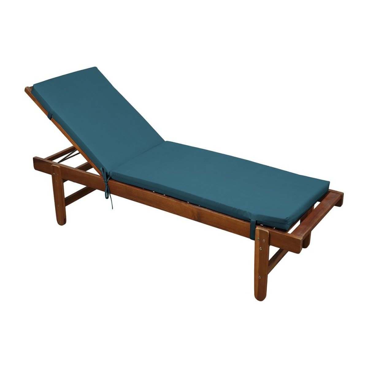 Coussin de bain de soleil 60x190x4 bleu, DECORATIE