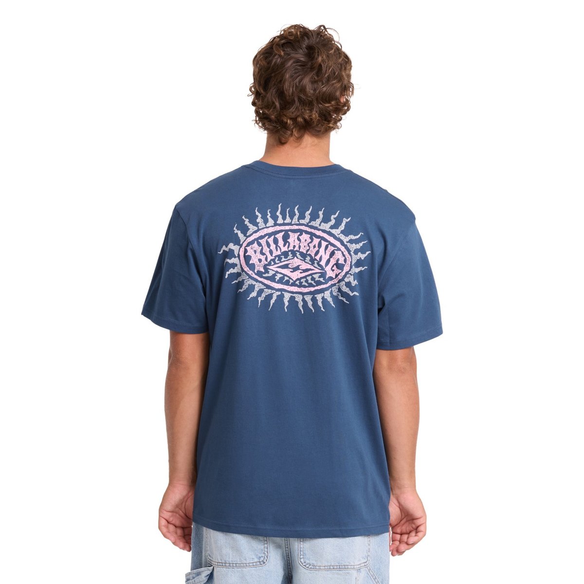 T shirt manches courtes REVERSE PREMIUM bleu dark denim, BILLABONG