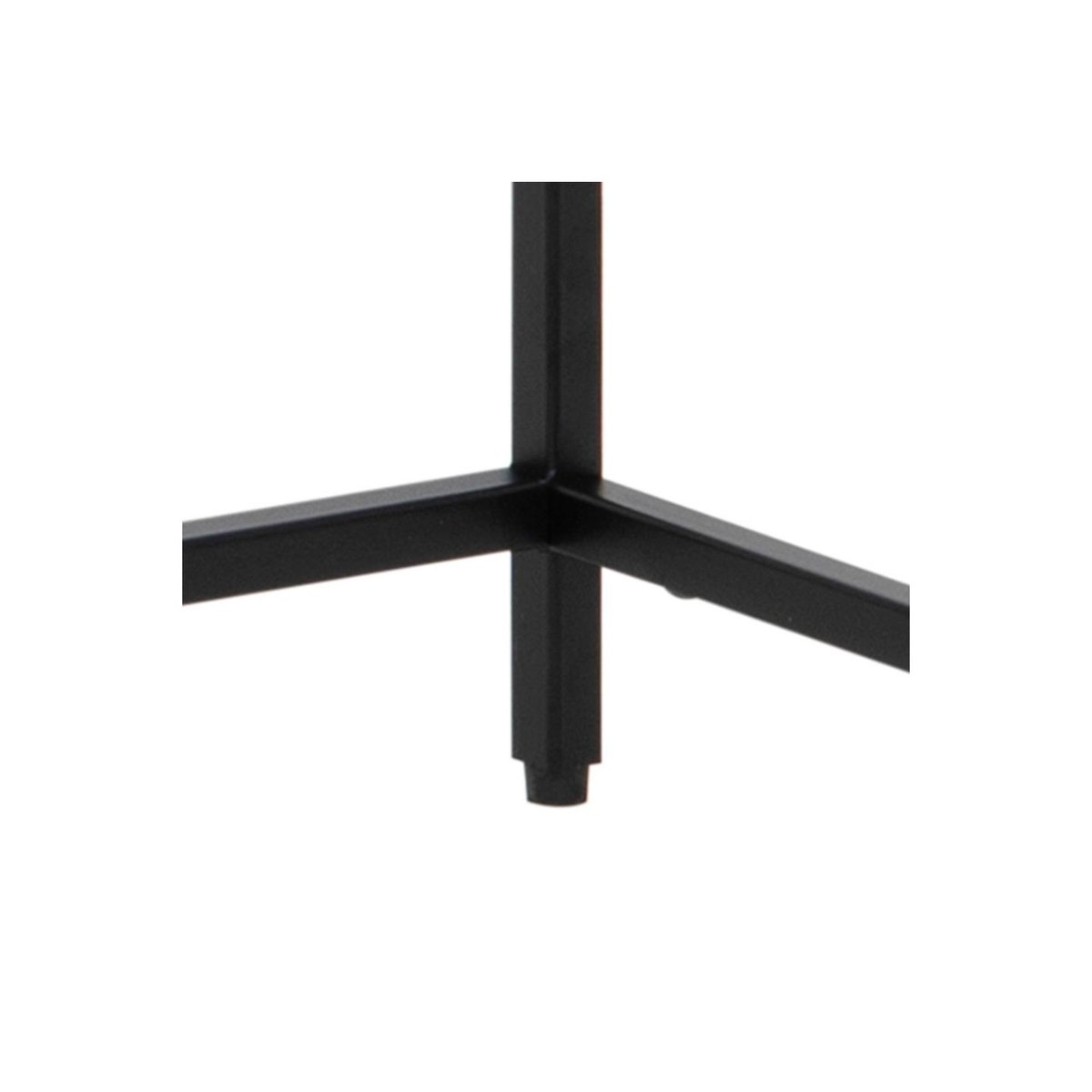 Console rectangulaire double plateau en métal noir L100 - CASSIA noir, HELLIN, DEPUIS 1862