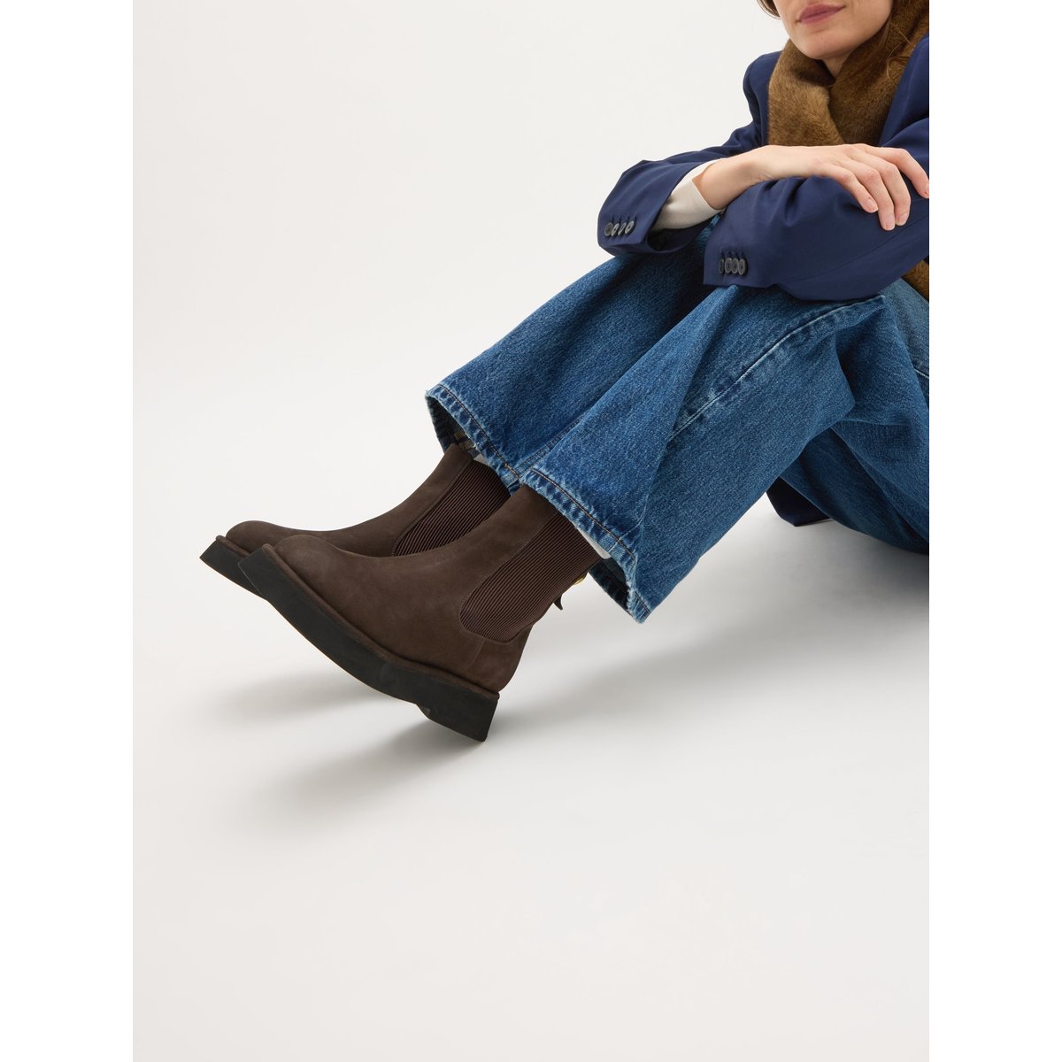 Bottines à semelle épaisse plateau MASON marron, VANESSA WU