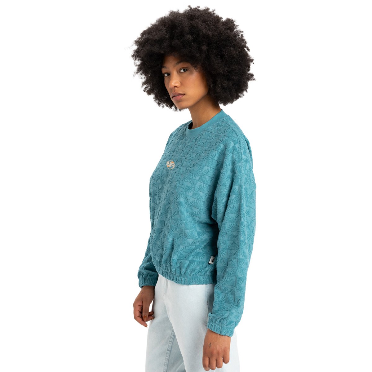 Sweat en molleton TROPIC DAY SPONGE bleu brittany blue, QUIKSILVER