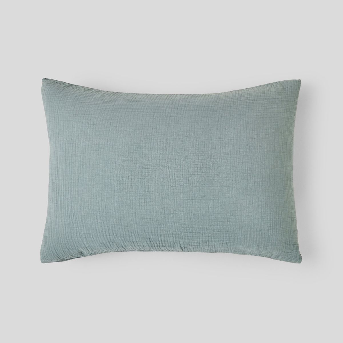 Taie d'oreiller rectangulaire, 50x70 cm, 100% coton bio, OEKOTEX algue, MONOPRIX