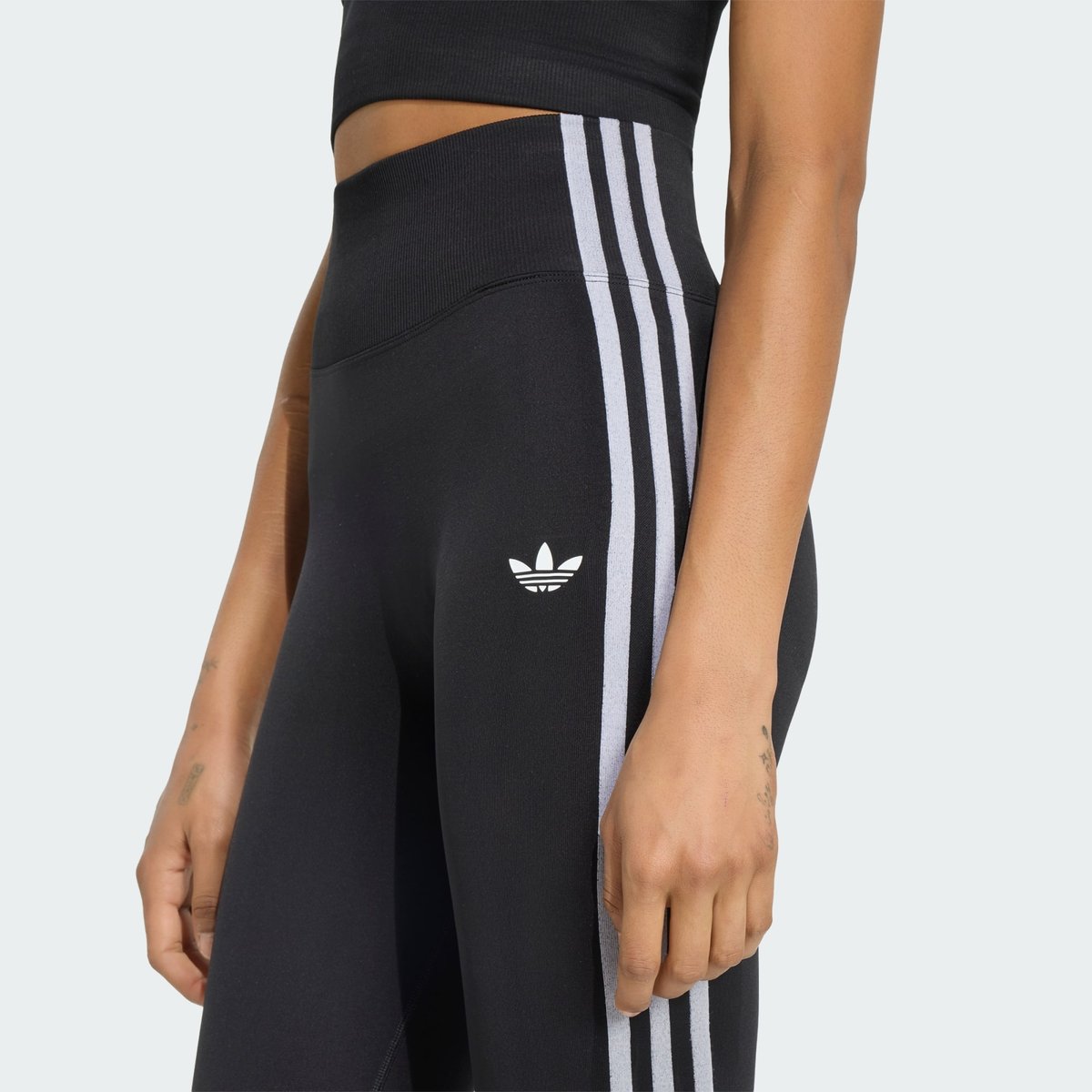 Legging Sans Couture Essentials 3 Bandes Legging Sans Couture Essentials 3 Bandes black, adidas Originals