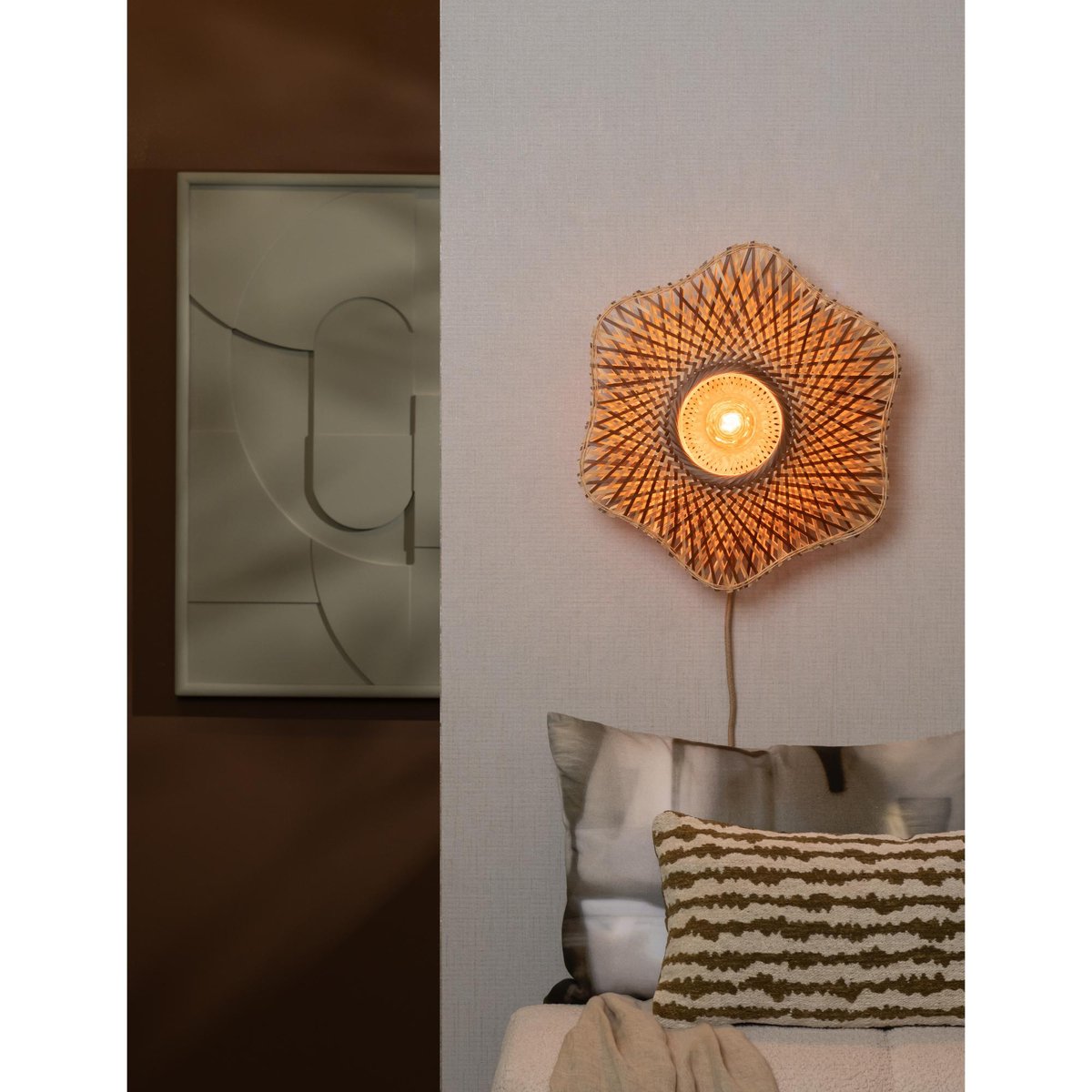 Lampe Murale Bambou MADURA naturel, GOOD & MOJO