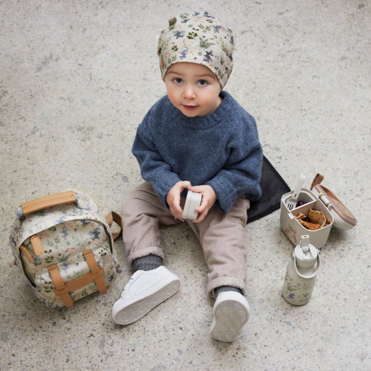 Gourde gris, bleu, vert, ELODIE DETAILS