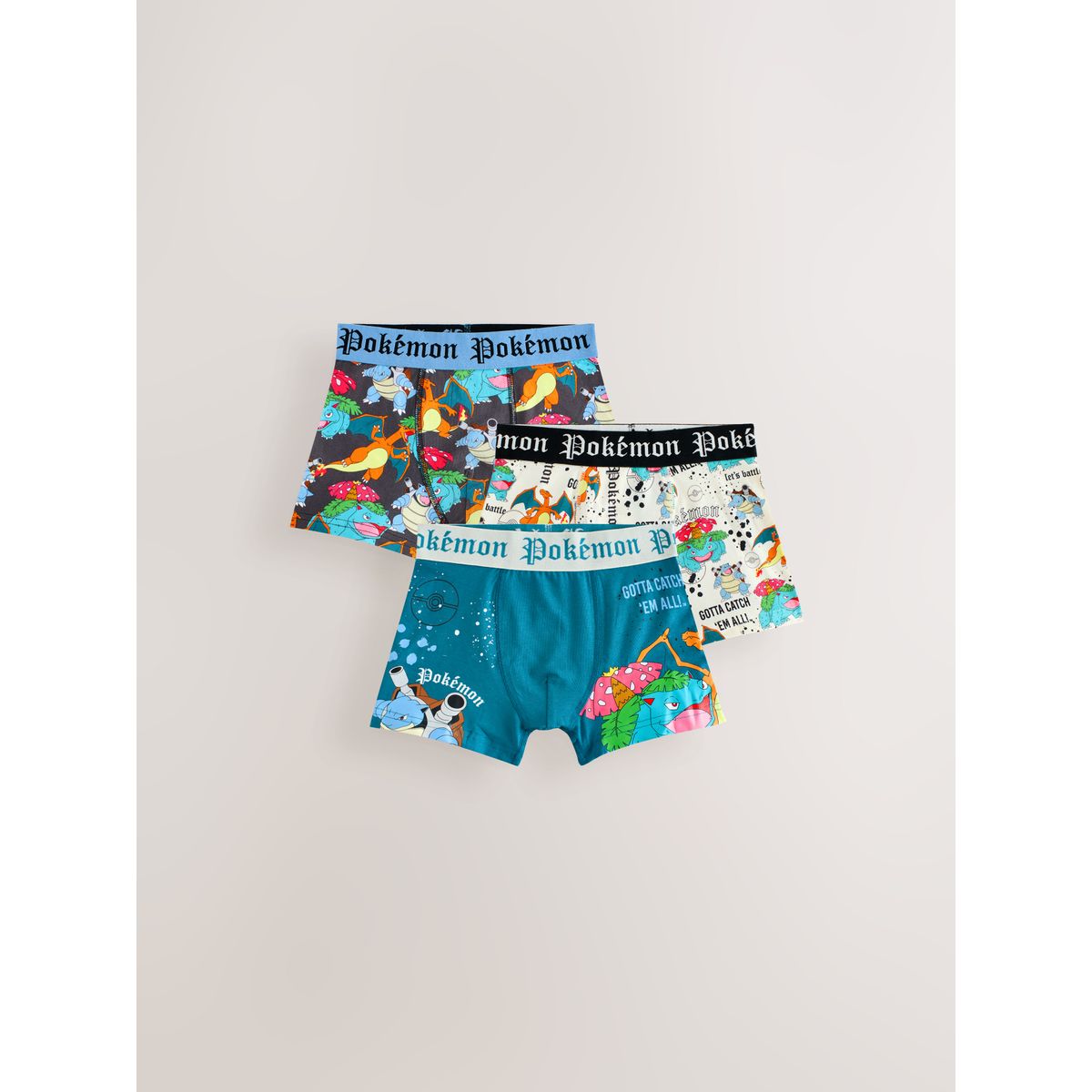 Boxers pokemon, lot de 3 multi-couleurs, NEXT