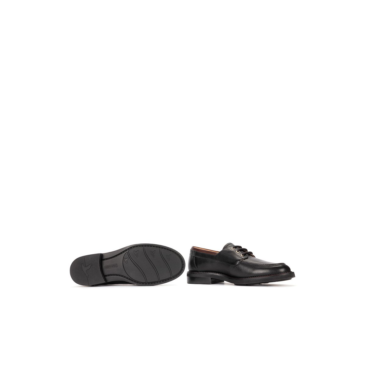 Chaussures bateau cuir Deva black, PIKOLINOS