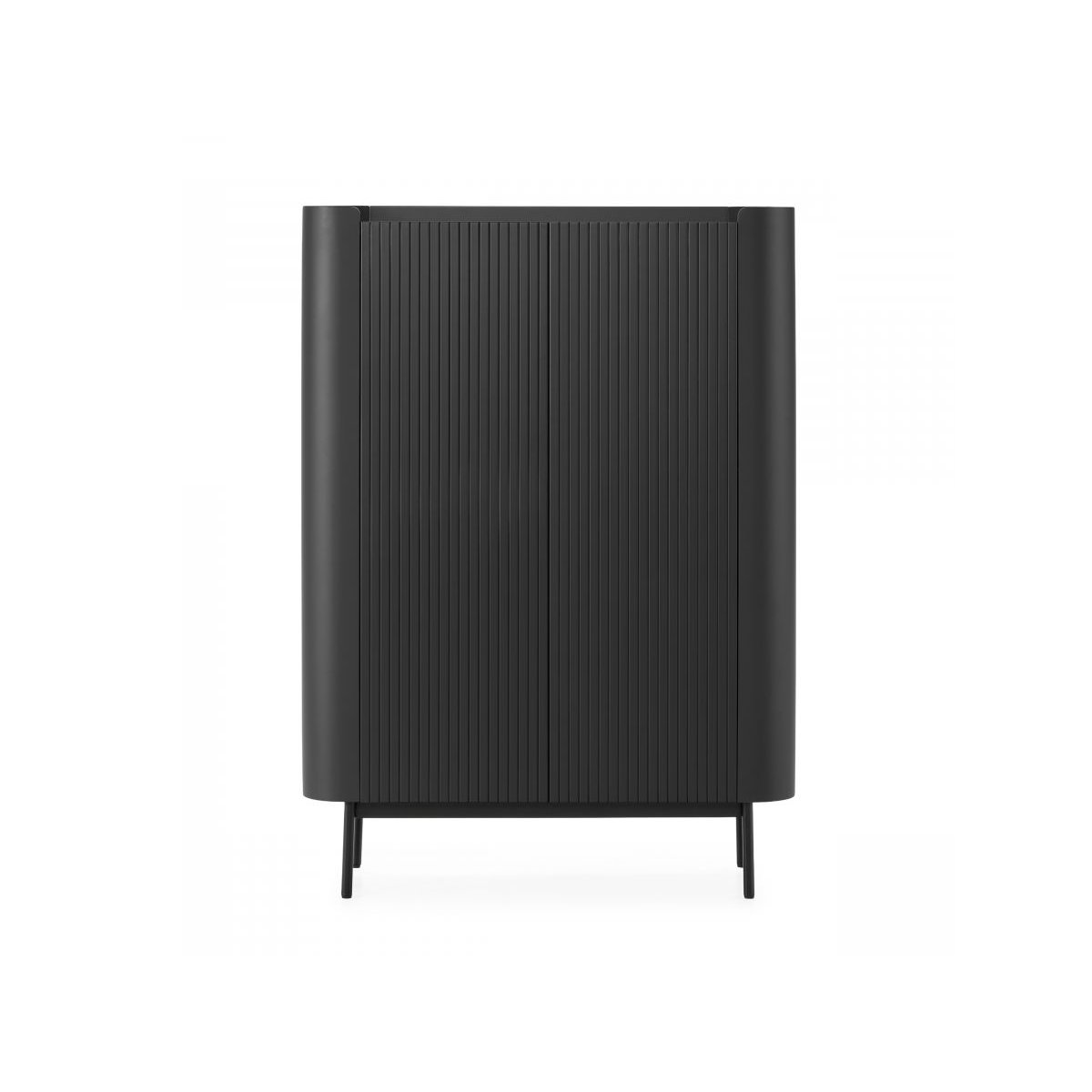 Buffet  en MDF  portes 100 cm, JAY noir, BOBOCHIC