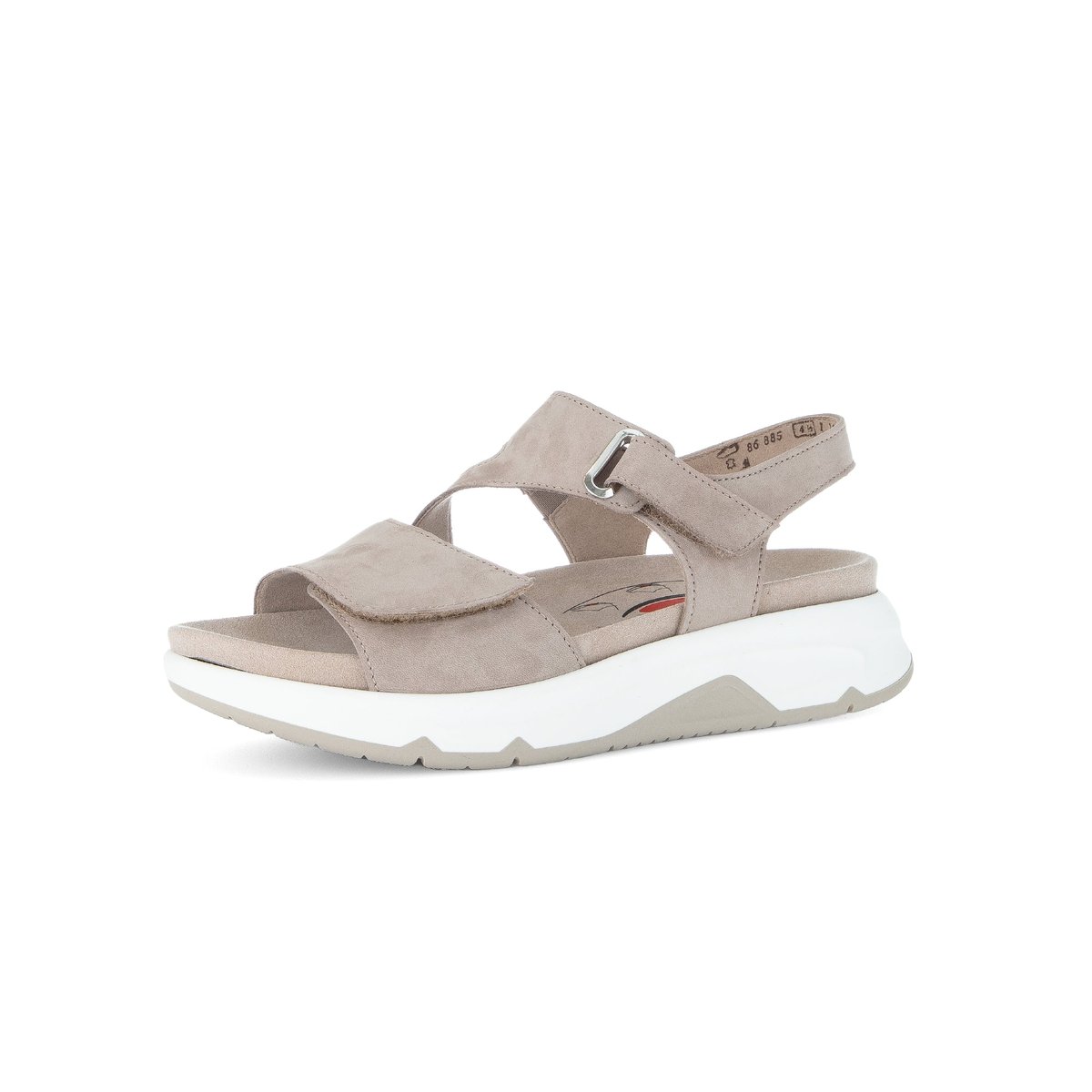 Sandales en à talon compensé beige, GABOR