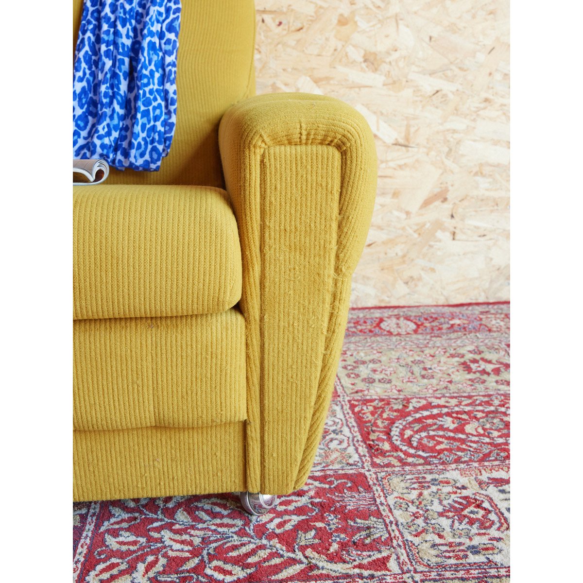 Fauteuil années 70 Jakob N°1259 - Bon état vert, DEBONGOUT