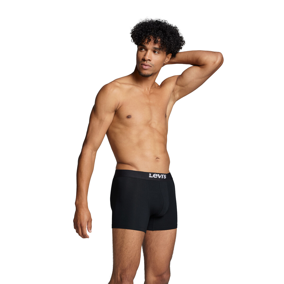 Lot de 2 boxers unis noir noir, LEVI'S