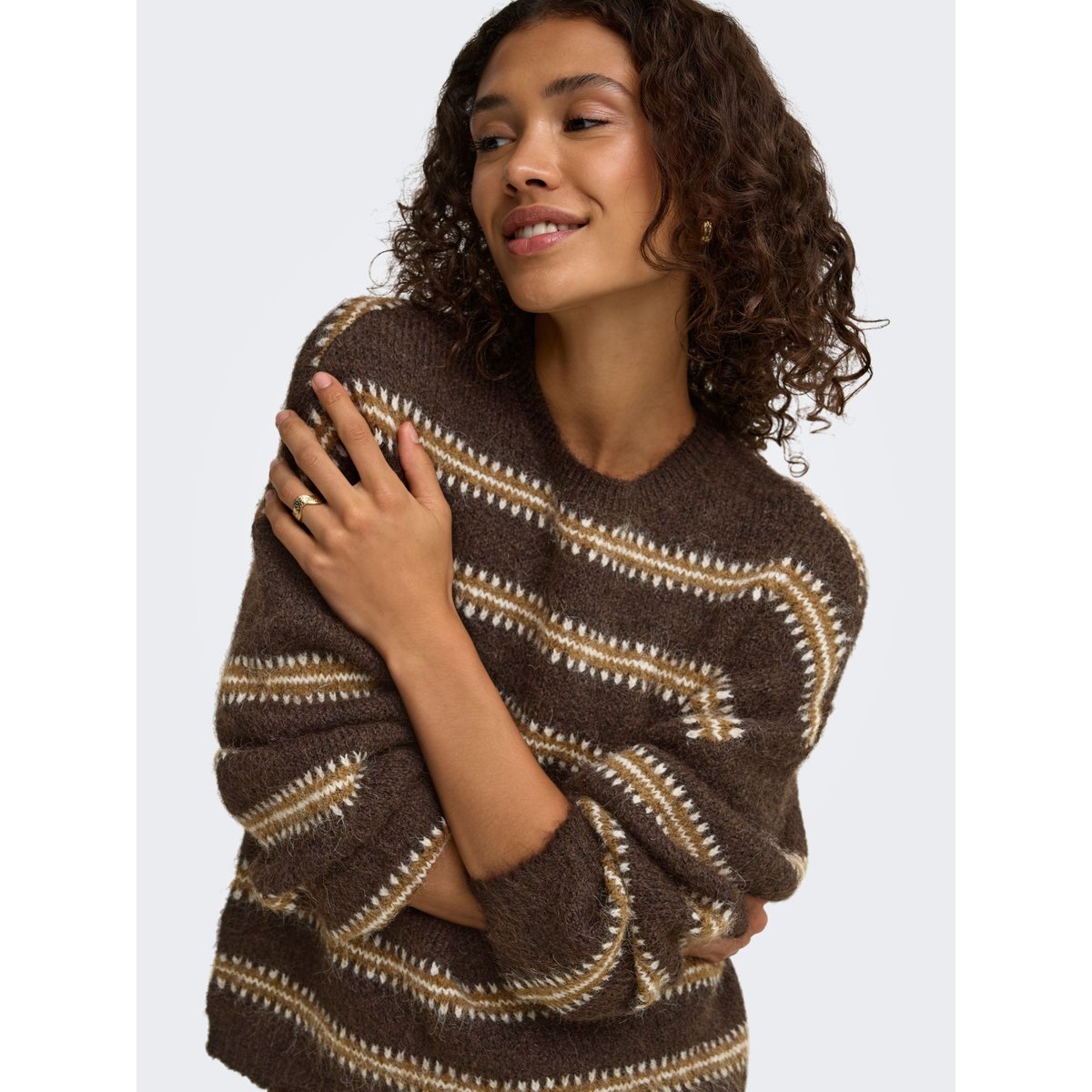 Pull En Maille marron - chocolate torte 1, JDY