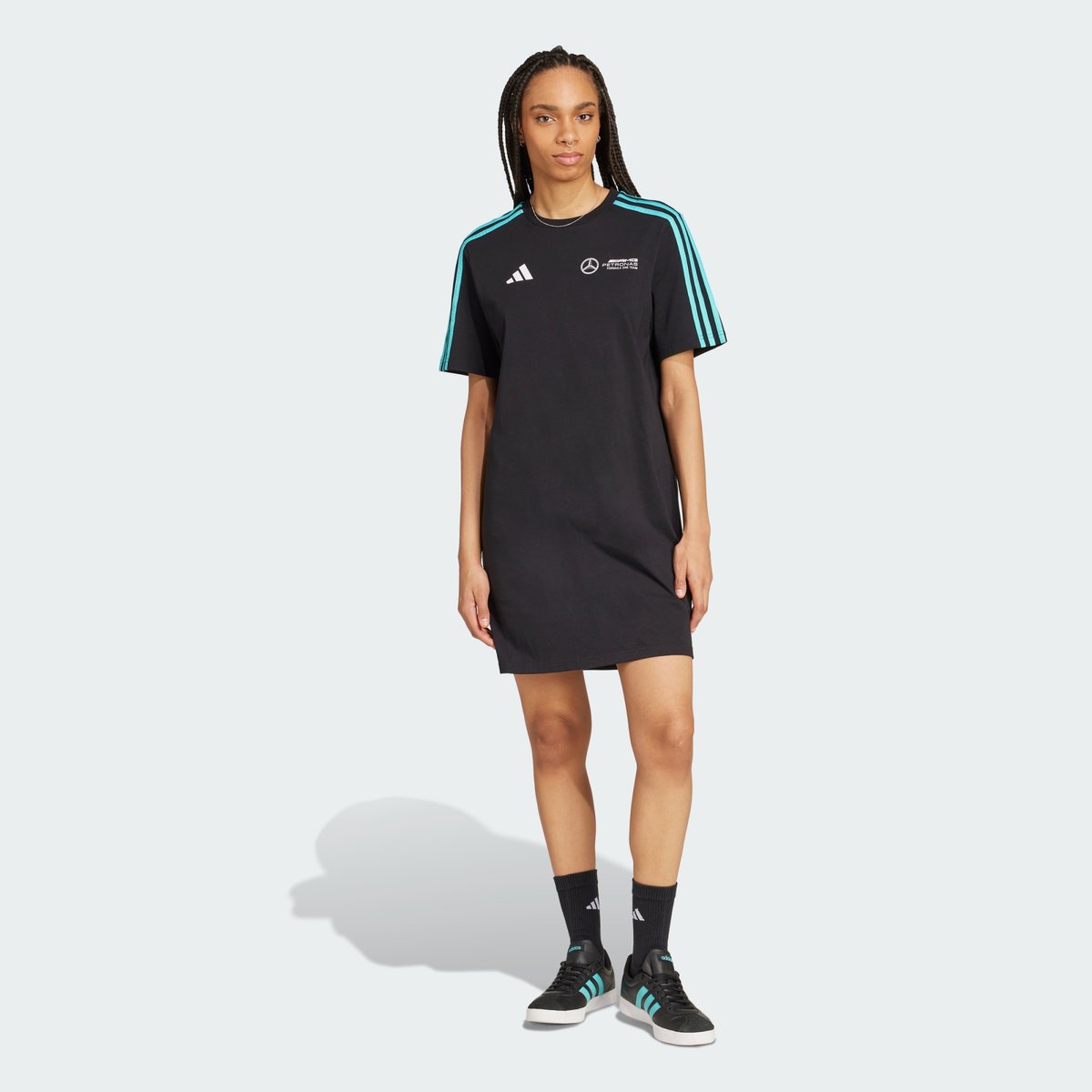 Robe T-Shirt Mercedes - Amg Petronas Formula One Team Dna Robe T-Shirt Mercedes - Amg Petronas Formula One Team Dna black / white, adidas Performance