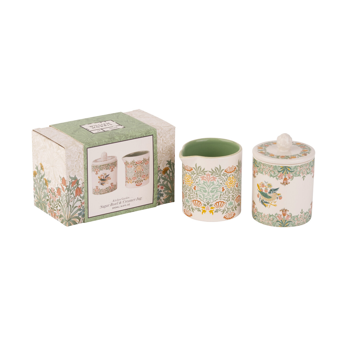 Kitchen Garden Sugar Bowl & Milk Jug Set multi-coloured, WILLIAM MORRIS AT HOME