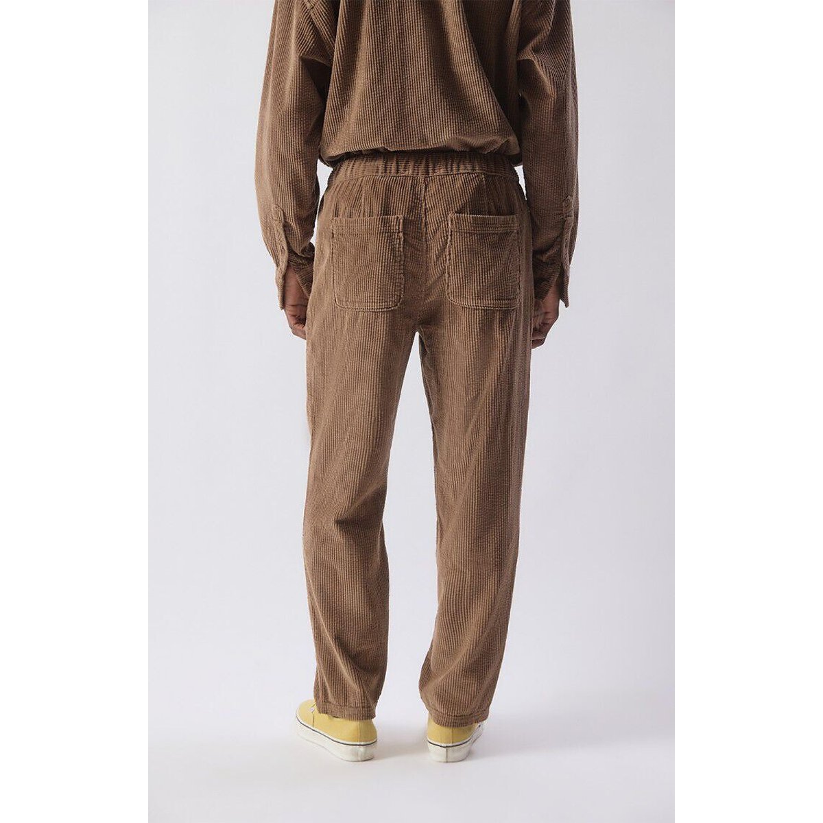 Pantalon droit velours côtelé PADOW bison, AMERICAN VINTAGE