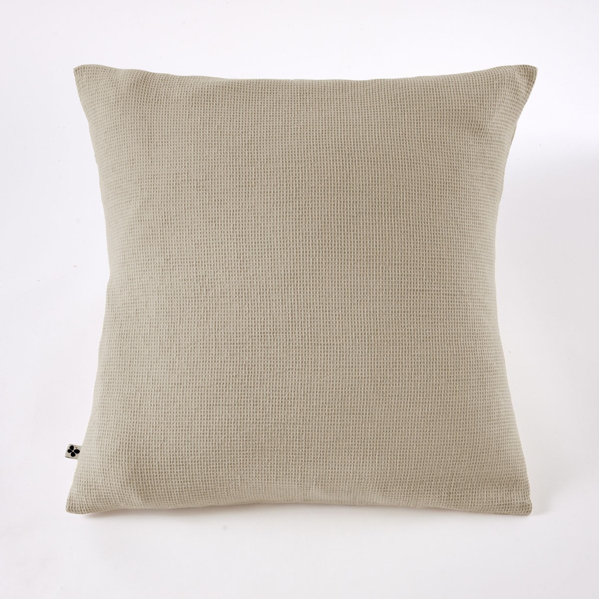 Taie d'oreiller nid d'abeille  - MAYA beige, TERRE DE NUIT