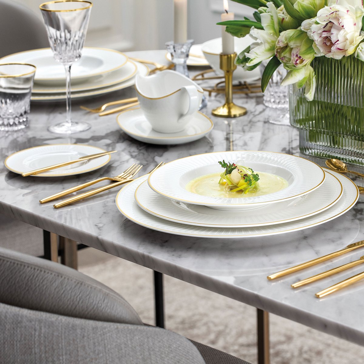 Assiette À Pain CHATEAU SEPTFONTAINES blanc, VILLEROY & BOCH SIGNATURE