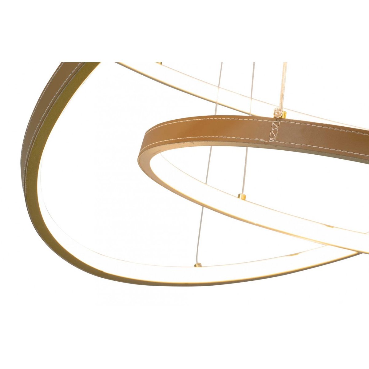Suspension aspect cuir, APOLLON marron, C-CREATION