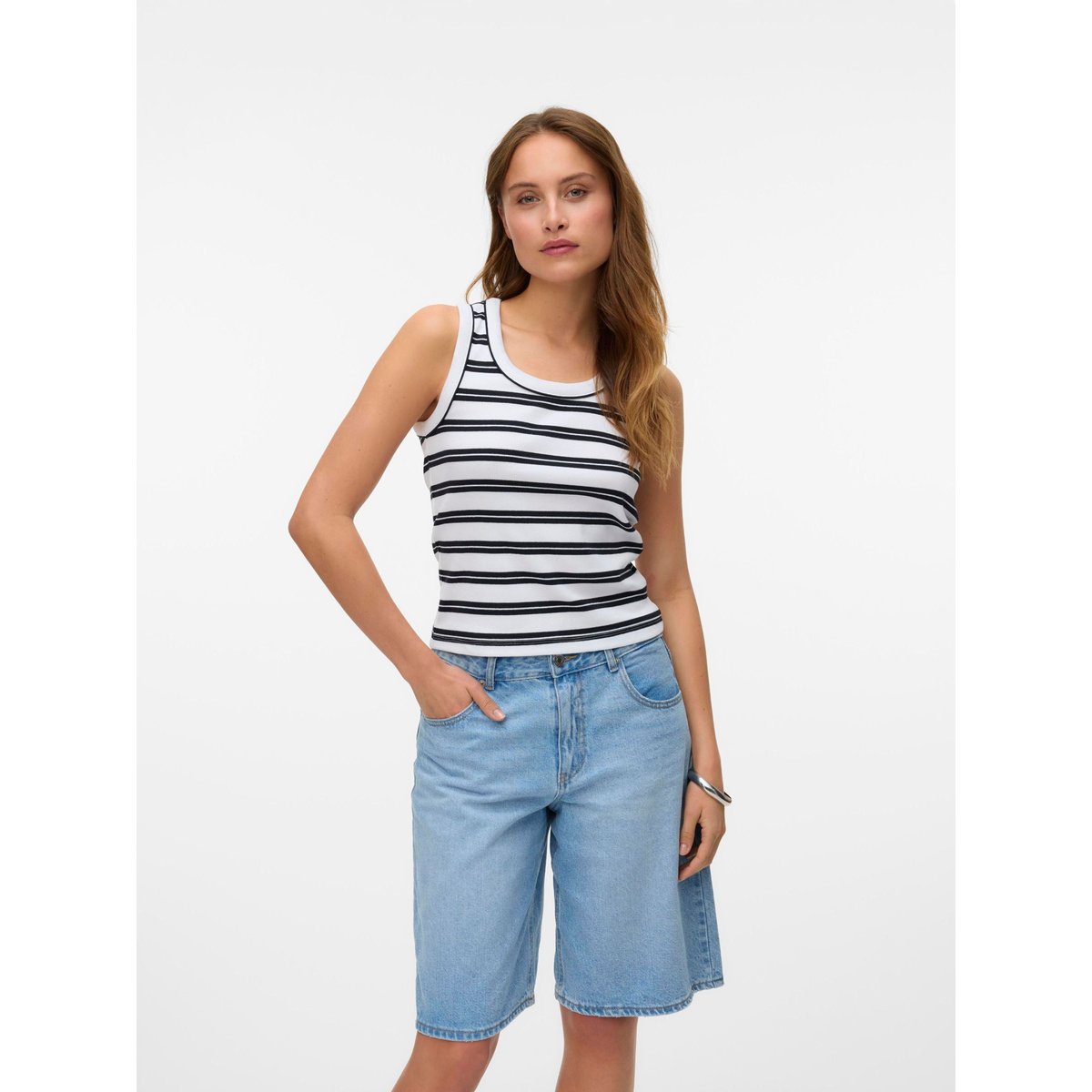 Débardeur bright white, VERO MODA
