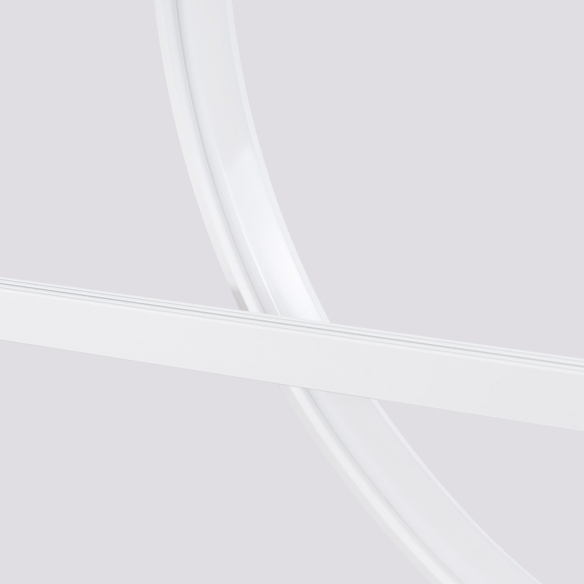 Suspension Aluminium Blanc LED 2 Glad blanc, EDEN