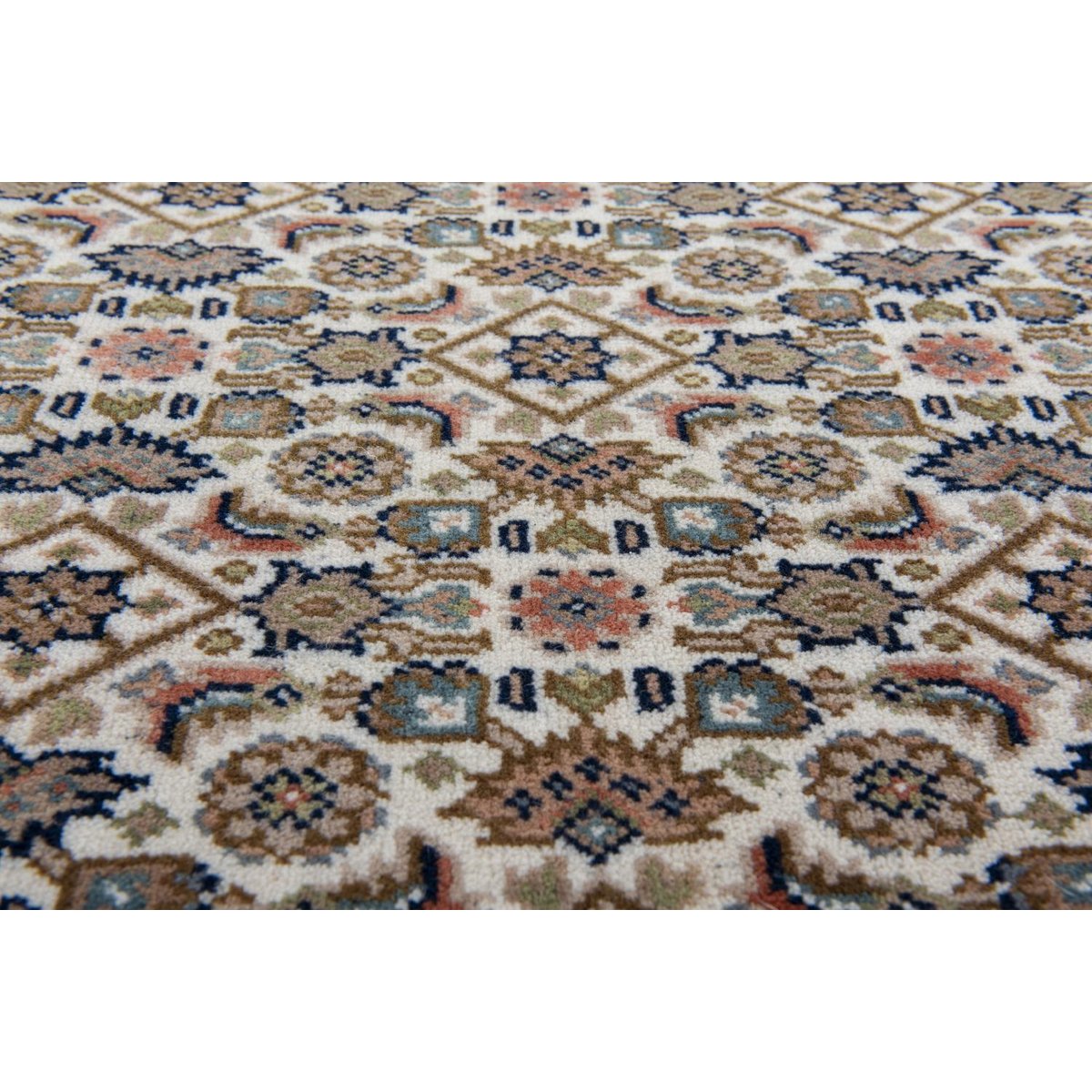 Tapis d'orient classique - BENARES crème marron, THEKO