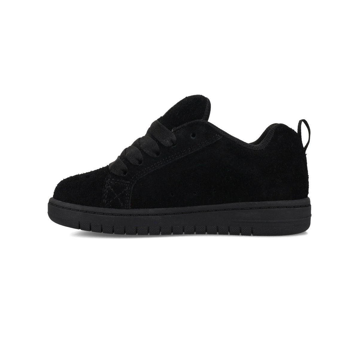 Chaussures en cuir COURT GRAFFIK SE. noir black/black/grey, DC SHOES