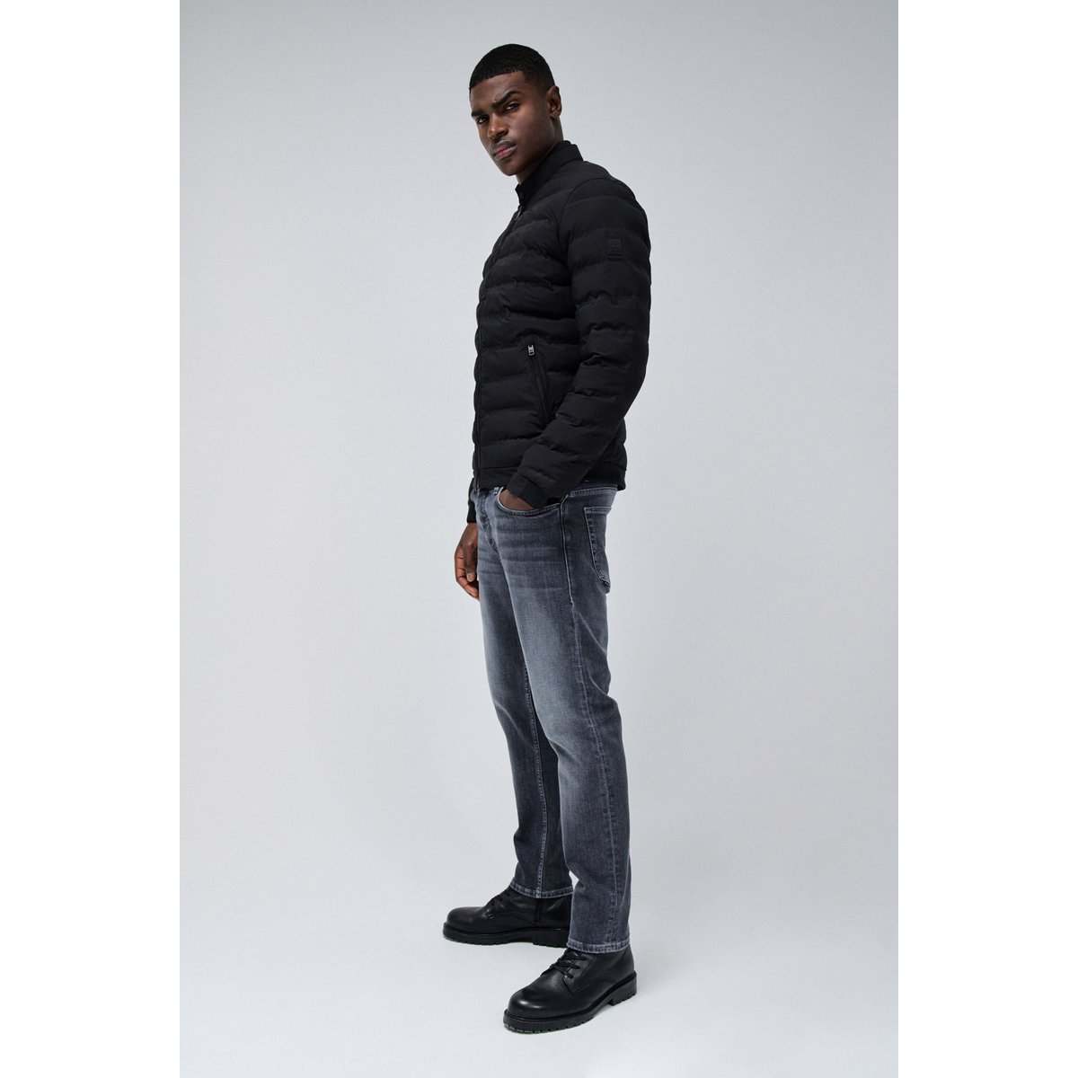 VESTES PUFFER AVEC POCHES noir, SALSA JEANS